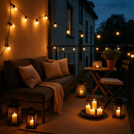 So gestalten Sie Ihre Balkon-Beleuchtung besonders gemütlich